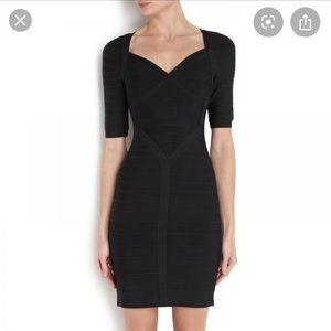 Herve Leger Black Bandage Dress
